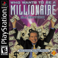 Who Wants To Be A Millionaire 2nd Edition Playstation US box art